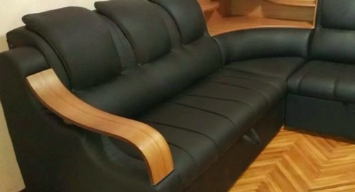 Перетяжка кожаного дивана. Солнечногорск